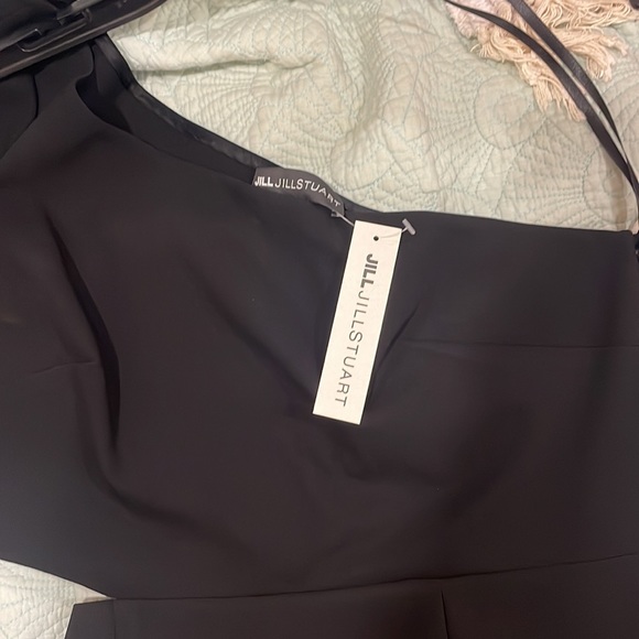 NWT Jill Stuart Black Shoulder Cut Out Sheath Dress - Picture 6 of 6